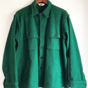 WOOLRICH VINTAGE MENS STAG OVER SHIRT/JACKET XL